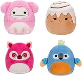 Squishmallows Original Micromallows 4-Pack Brina Bigfoot Chanel Cinnamon Lucia view 2