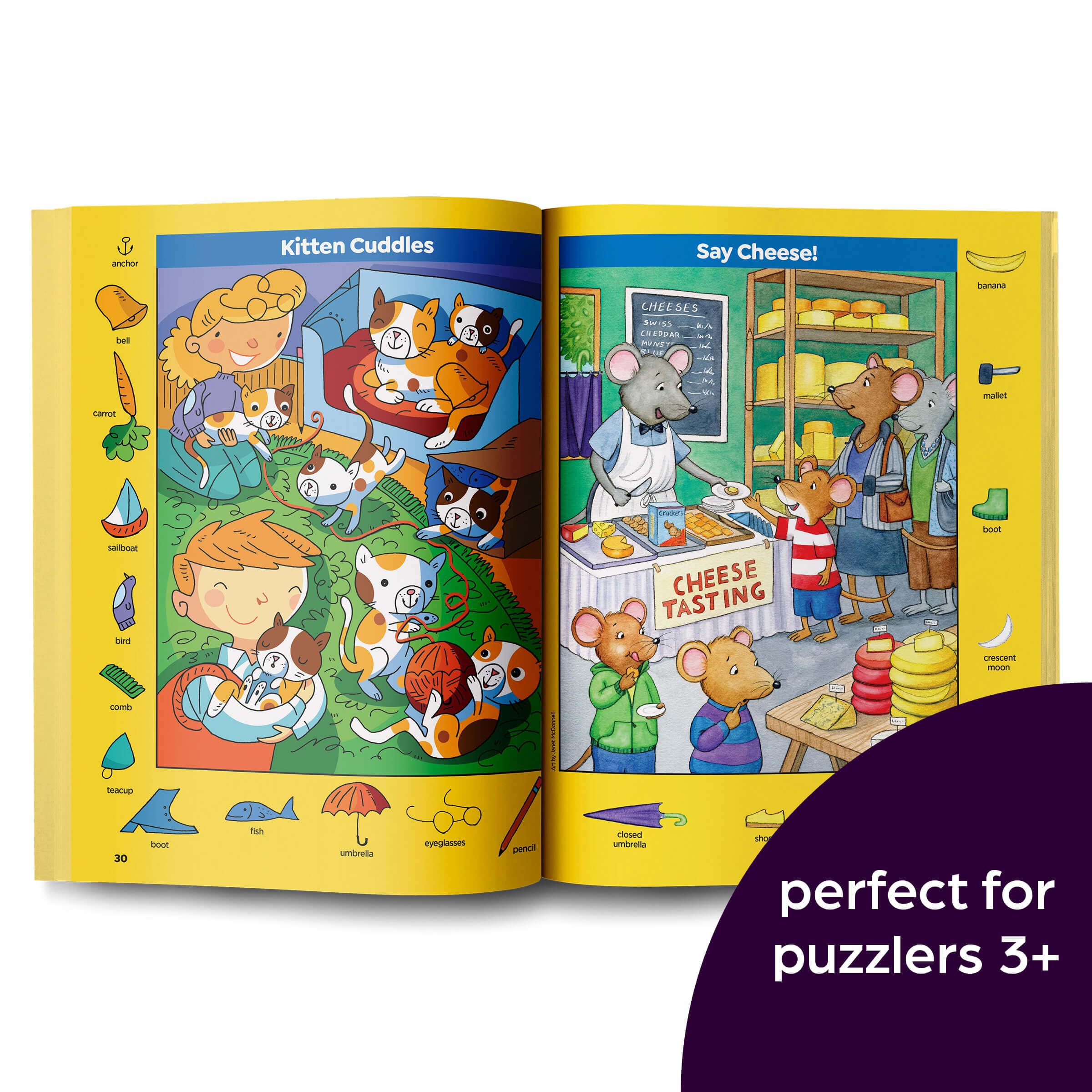 Pet Sticker Puzzles (Highlights? Sticker Hidden Pictures)