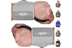WALITO Wrist Wraps for Weightlifting-21" Lifting Wrist Straps for Weightlifting,Weight Lifting Wrist Wraps with Thumb Loop,Breathable Wrist Brace, Avoid Injury and Maximize Grip for Men & Women Powerliftin