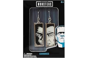 LUV HER Universal Monsters Earrings Gift Sets - Gothic Horror - Hypoallergenic Nickel-Free - Ideal Gifts for Girls' Parties, Costumes Ages 4+