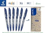 Pilot FriXion Ball Erasable Pen 0.7mm 6 Blue Refillable Note Pens view 2