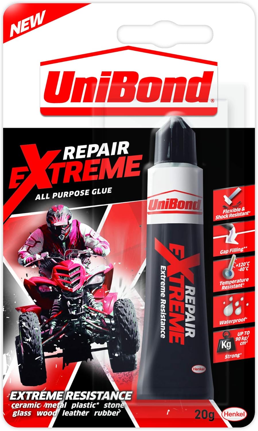 Loctite Extreme Glue, Flexible All Purpose Glue with Extreme Resistance
