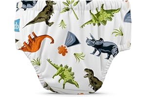 Charlie Banana Reusable Swim Diaper, Washable, with Easy On and Off Snaps for Baby Girls Boys, Soft and Snug Waterproof Fit t