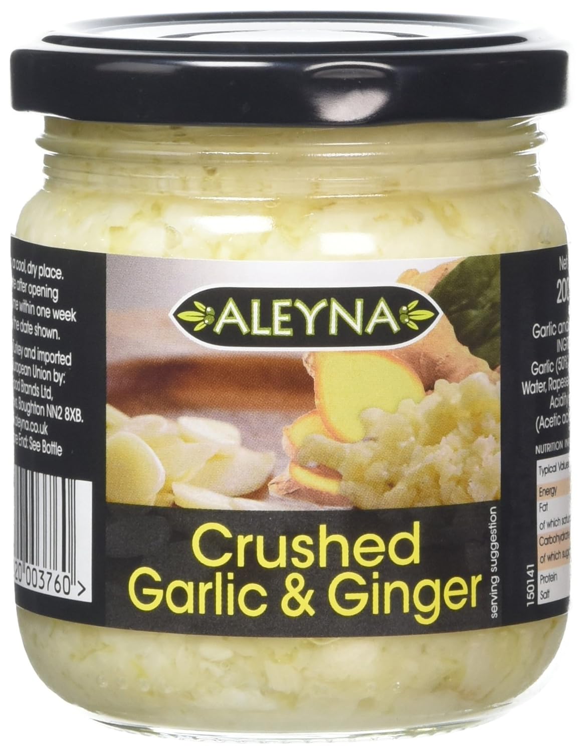 Aleyna Crushed Garlic and Ginger 200 g (Pack of 6 ) Amazon.co.uk Grocery