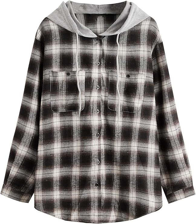 tartan hoodie women's