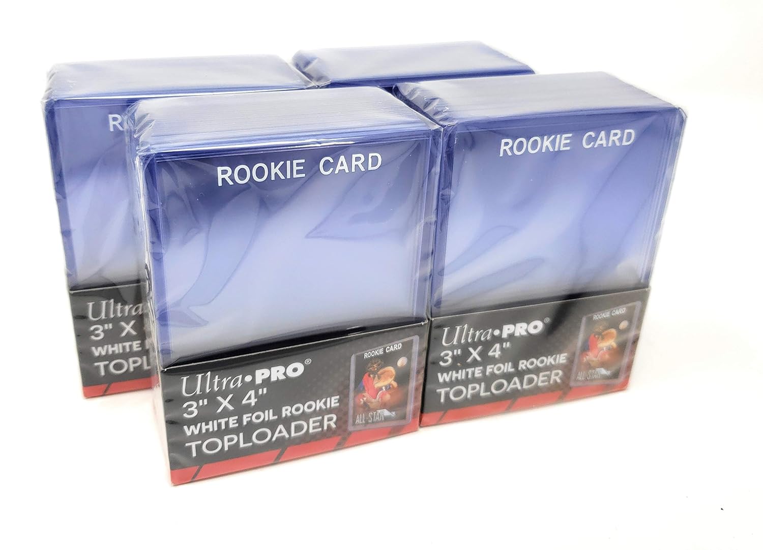 Football 4 Ultra Pro Regular Top Loader Pack W White Rookie Foil Print Hockey Basketball 100 Total 25 Toploaders Per Pack Standard Size Baseball Fan Shop Sports Outdoors Vit Edu Au