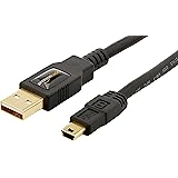 AmazonBasics USB 2.0 Cable - A-Male to Mini-B - 6 Feet (1.8 Meters)