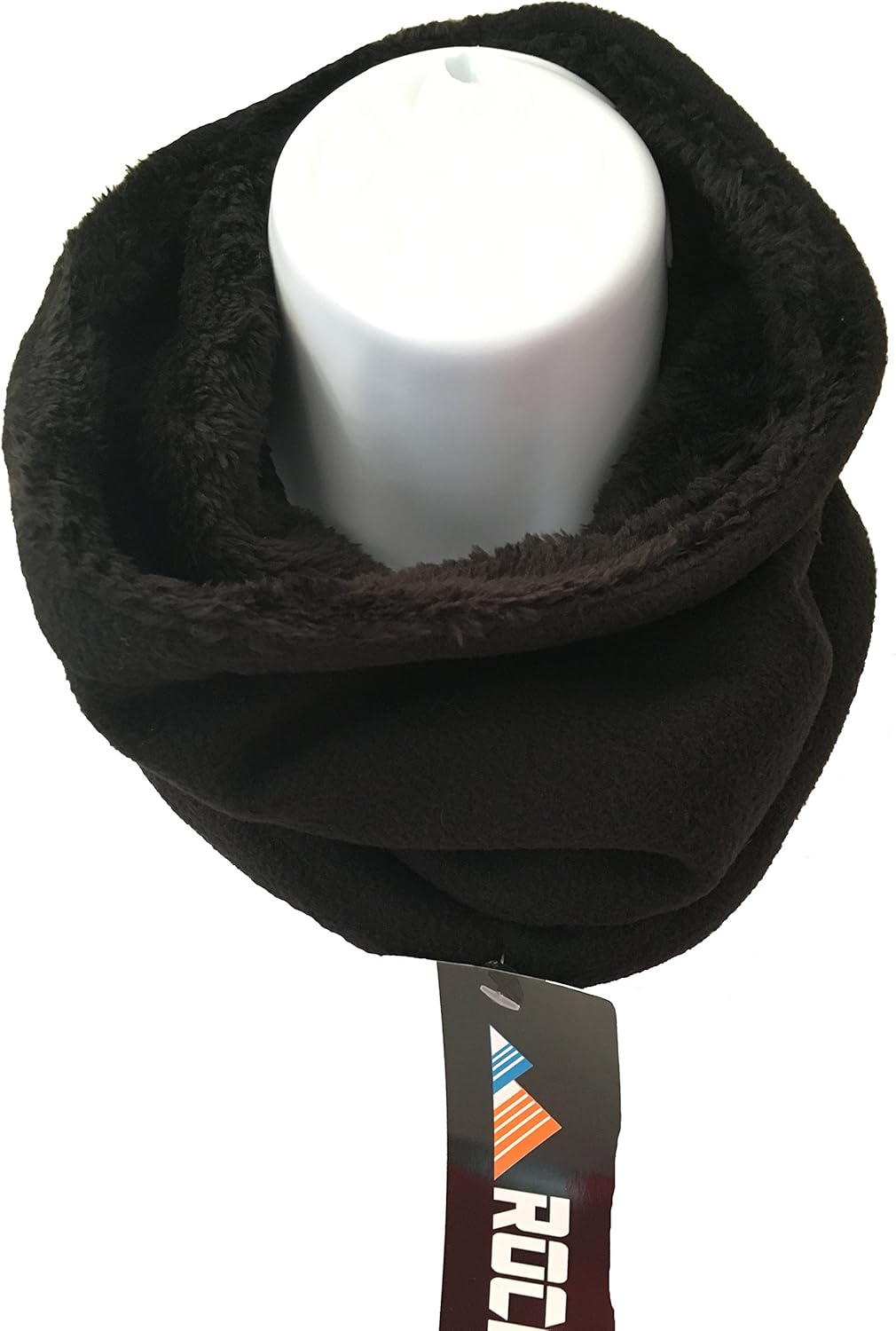 LADIES FLEECE NECKWARMER WITH SOFT COSY FLEECE LINER (Black) Amazon.co