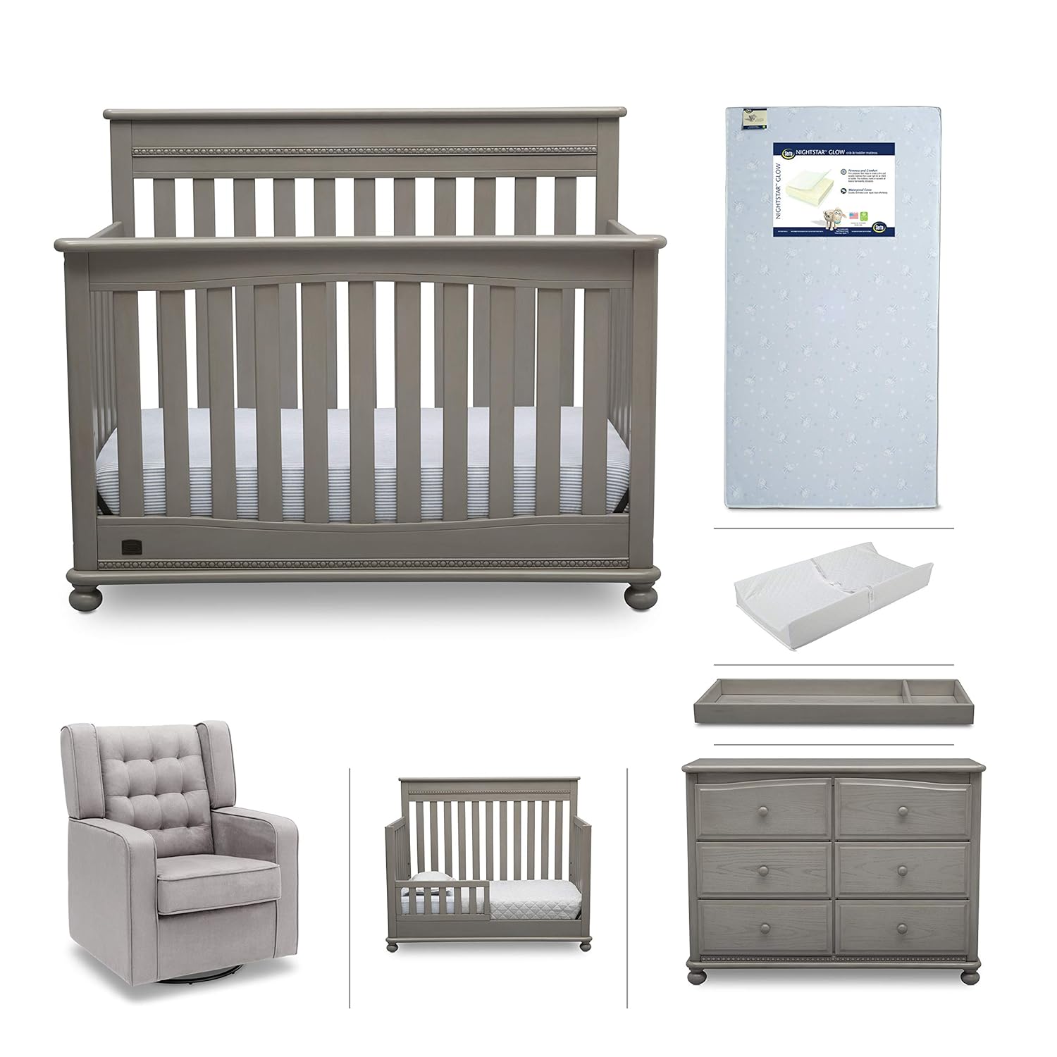 gliding crib mattress