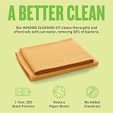 E-Cloth Microfibre Window Cleaner Kit - Streak-Free Glass & Mirrors view 4