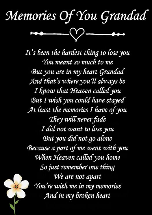 Get Memories Of You Grandad Memorial Graveside Poem Keepsake Card Includes Free Ground Stake F78 Amazon Co Uk Kitchen Home HD Wallpaper Memories Of You Grandad Memorial Graveside Poem Keepsake Card Includes Free Ground Stake F78 Amazon Co Uk Kitchen Home For Android