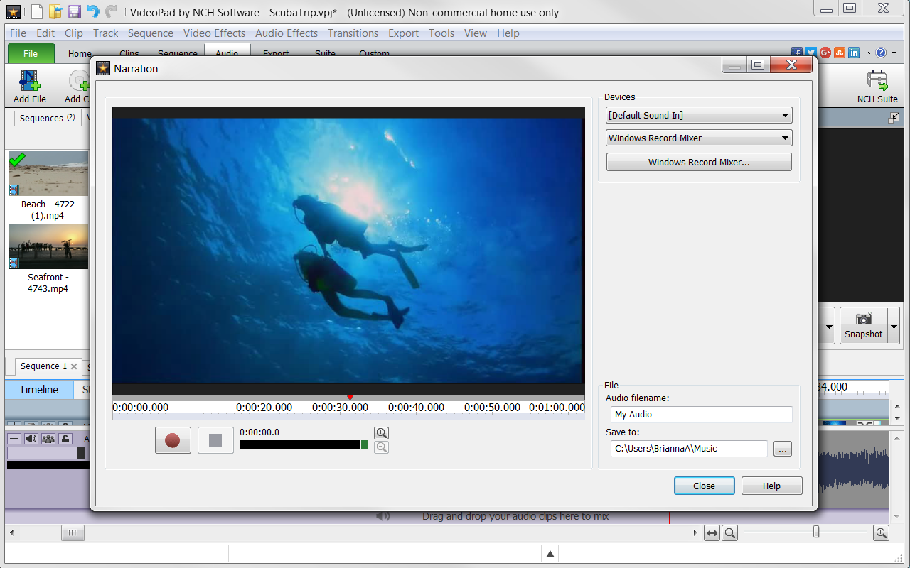VideoPad Video Editor Free - Create Stunning Movies and Videos with Effects and Transitions [Download] - Thumbnail 3