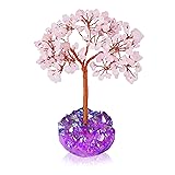 YATSKIA Rose Quartz Chakra Tree, Feng Shui
