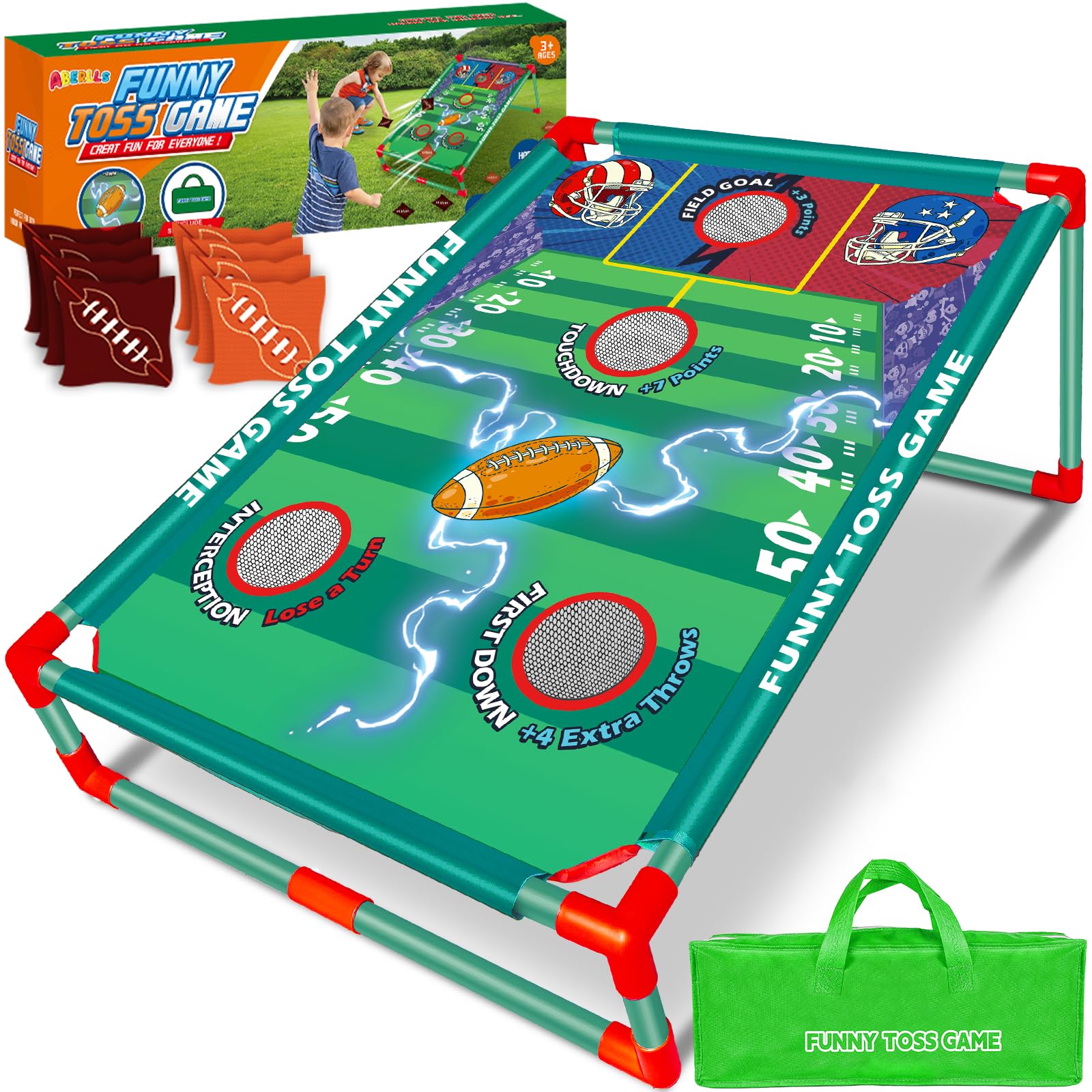 Bean Bag Toss Game for Kids, Outside Toys for 3 4 5 6 7 8 Years Old ...