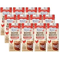 Kitchen Basics Turmeric & Ginger With Lemongrass Chicken Bone Broth, 8.25 oz Carton, (Pack of 12)