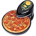 Presto 03434 Pizzaz Plus Rotating Oven - 12-Inch, Countertop Pizza Oven, Nonstick Tray, Top and Bottom Heating Elements, Easy to Clean, Green/Gold