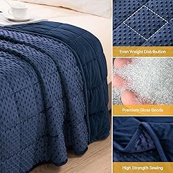 Wemore Minky Dot Weighted Blanket for Adults Twin