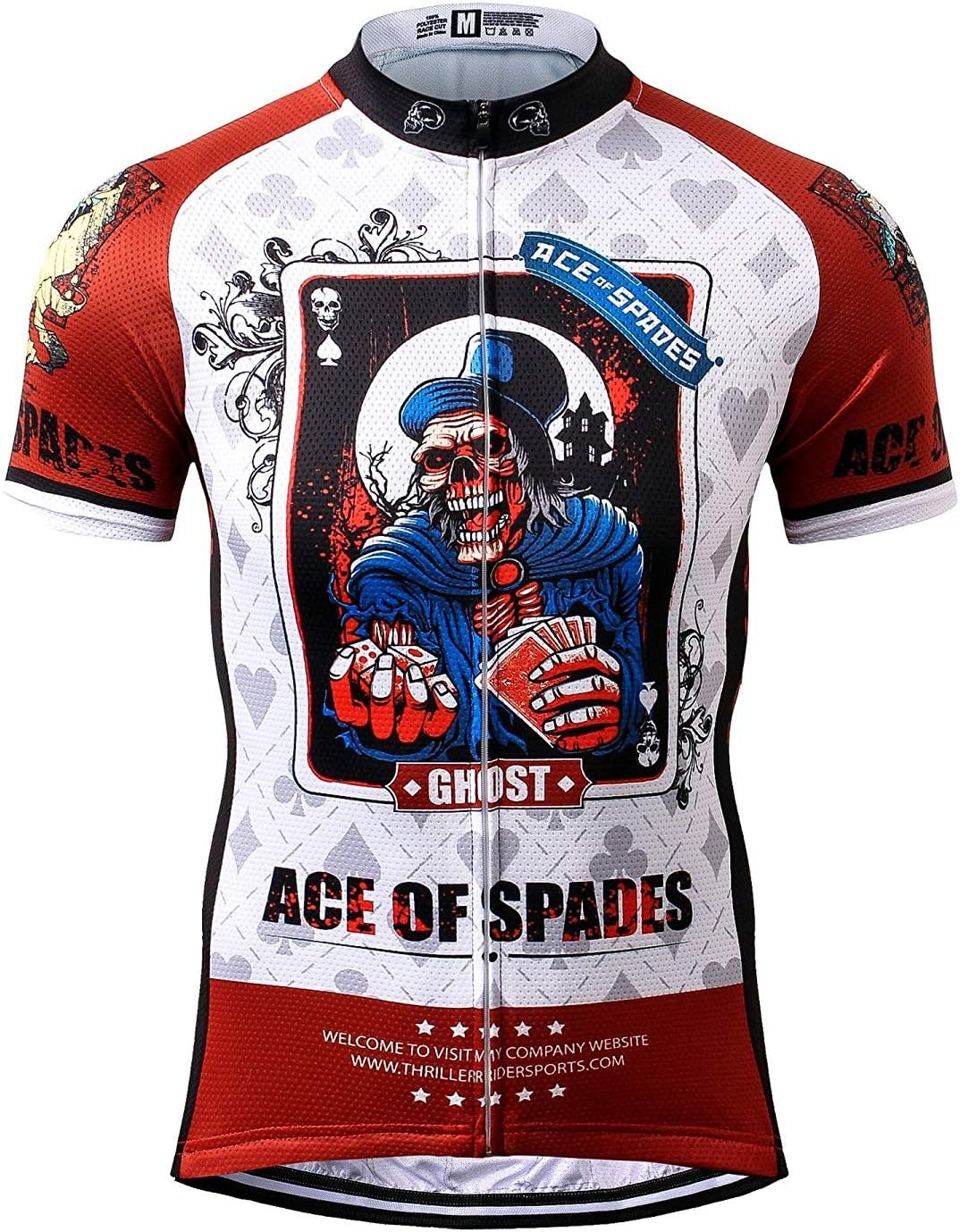 Thriller Rider Sports Mens Mountain Bike Short Sleeve Cycling Jersey Bike Tshirt