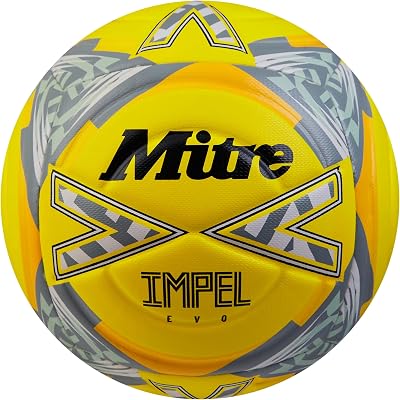 Mitre Impel Evo Football Durable Training Ball Hyperseam Technology