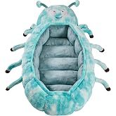Hugging Sleeping Bag, Fluffy Animal Shaped Slumber Pod, Adult Sleep Sack