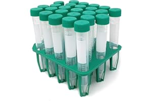 SPL LIFE SCIENCES SPL 15 ml Conical Centrifuge Tubes Sterilized with PP Racks,DNase/RNase - Free, 25 Tubes x Rack (1 Rack)
