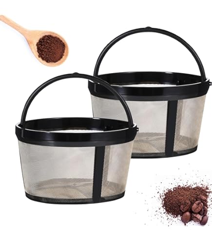 Amazon.com: Compatible with 4-Cup Basket Style Permanent Coffee Filter for  Walmart Mainstays models 5-Cup Coffee Maker: Home & Kitchen