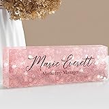 Custom Name Plate for Desk | Personalized Desk Name