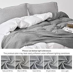 PHF 100% Cotton Muslin Blanket Queen Size 90" x