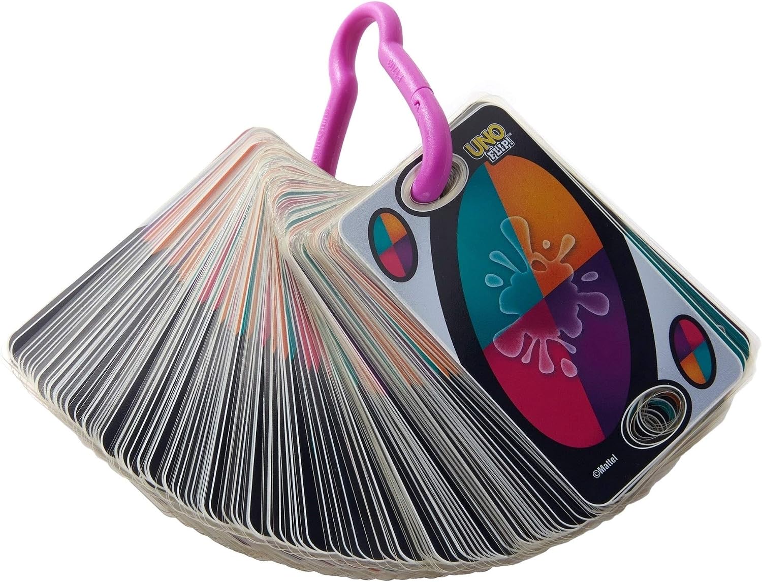 Mattel Games UNO Flip Splash Matching Card Game Featuring 112 Water Resistant 2-Sided Cards, Game Night - Image 5