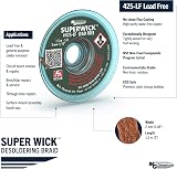 MG Chemicals 425-LF Desoldering Braid Super Wick #3 Fine 0.075" x 5' Lead Free view 3