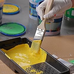 Bates Angle Paint Brushes, 1-Inch, 6 Pack - Treated