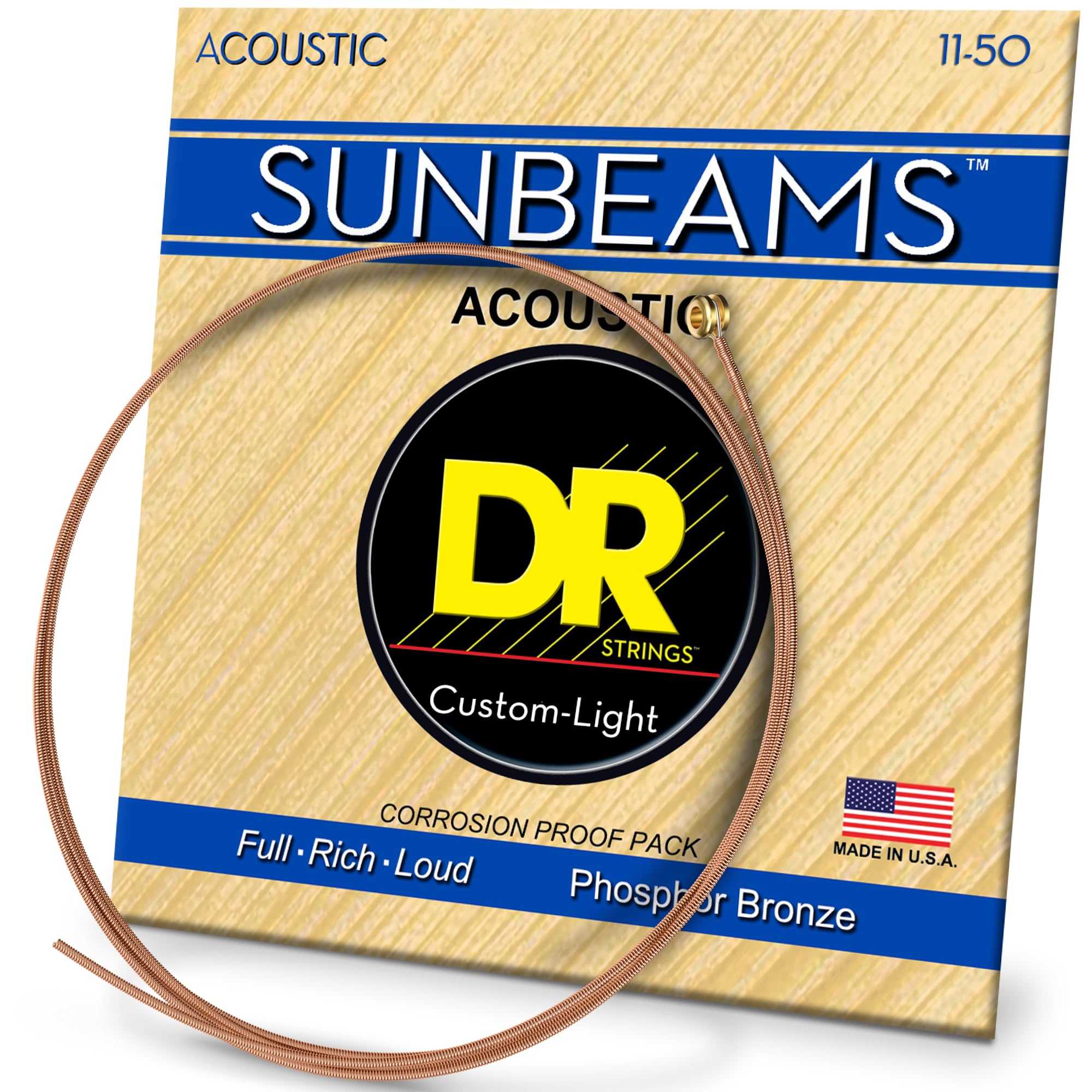 DR RCA-11 Strings Sunbeam Acoustic Medium Lite