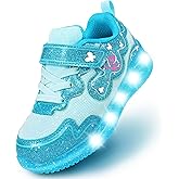 AMZKC ZKA Toddler Light Up Shoes for Girls Boys Size 5 to Size 13 Sparkle Walking Running Tennis Casual Fashion Sport