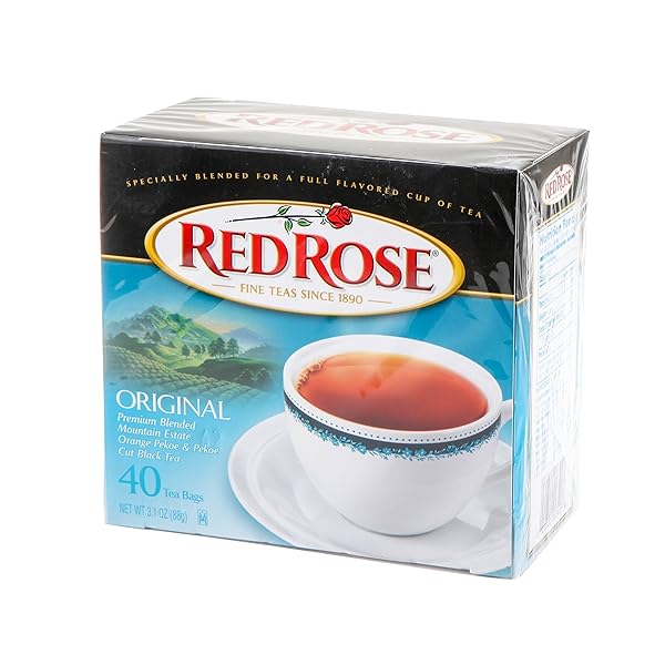 RED ROSE, TEA BAGS, 40 COUNT