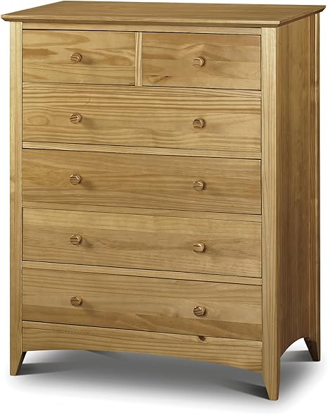 Julian Bowen Kendal 4 2 Pine Chest Of Drawers Amazon Co Uk