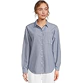 Mod-O-Doc Women's Long Sleeve Striped Oversized Shirt