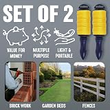 BARGAINS-GALORE 2x Builders Line Rope 100m Bricklaying Groundwork Fast Reel view 3