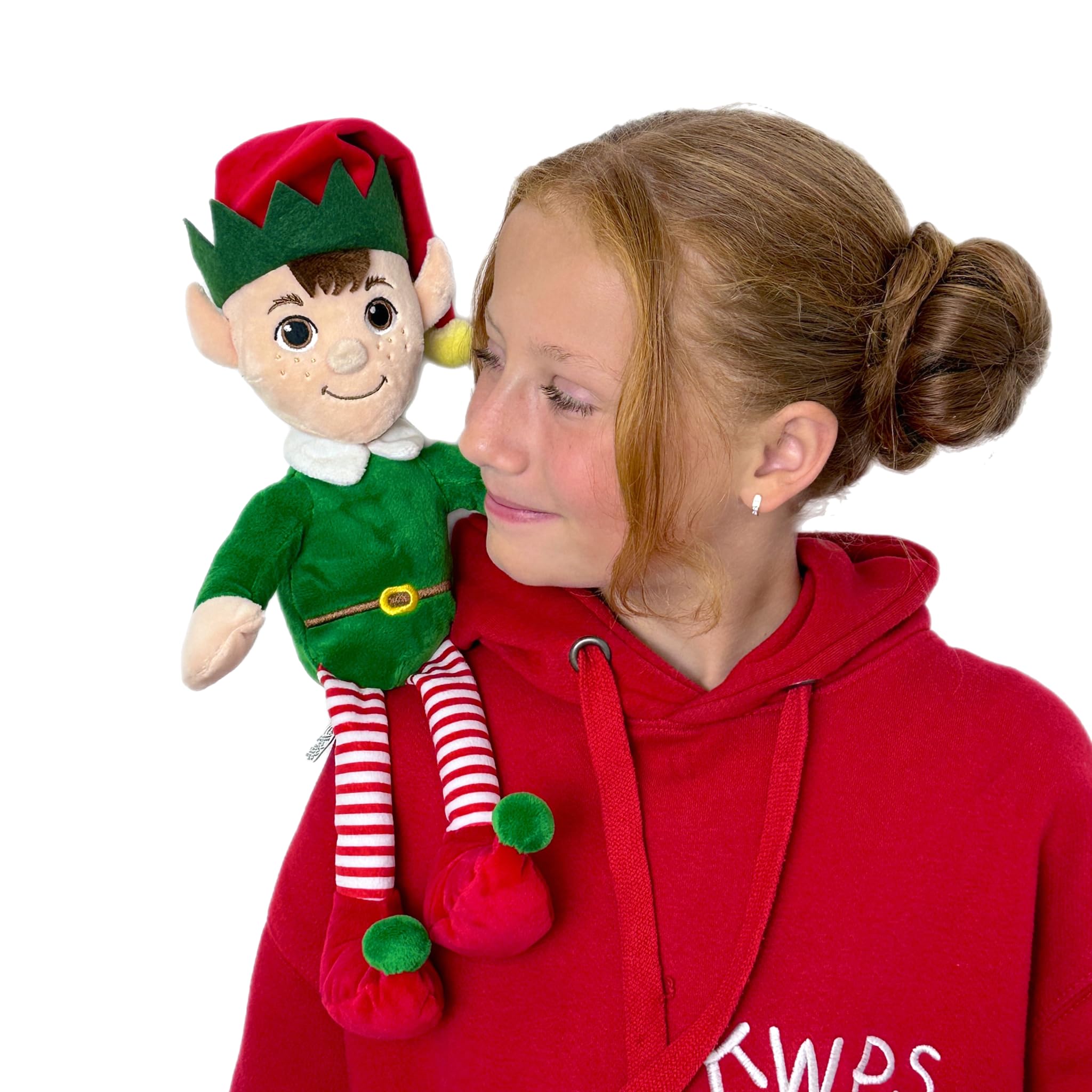 Deluxe Paws Christmas Elf Plush Dangly Festive Soft Toy - 34cm