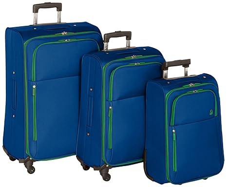 Benetton Lote de 3 Maletas Con Ruedas ...