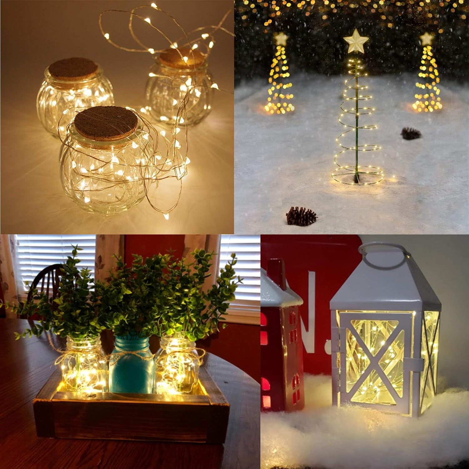 ZNYCYE Fairy Lights, 3 Pack 50 LED Battery Lights with Timer(8.2ft) - Image 5