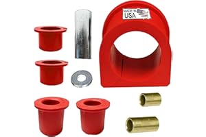 Suspension Dudes CODE RED Rack & Pinion Bushing Kit Fits Tacoma 4WD 1995-2004, Tacoma 2WD W/Prerunner 1998-2004, Improved Des