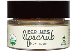 ECO LIPS Ecolips Ecolips Organic Lip Scrub, Brown Sugar, 0.5 Ounce