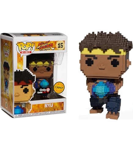 Amazon.com: Funko Ryu - Street Fighter 8-Bit Pop! Vinyl Figure #15