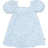 Modern Moments by Gerber Baby-Girls Dress with Puff Sleeves