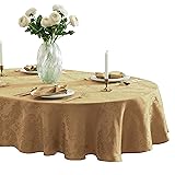 Newbridge Barcelona Damask Fabric Tablecloth, 60 x