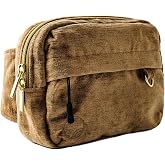 Tushbaby Mini Crossbody Bag for Daily Use - Slim Design, Secure Zip Compartments, Adjustable Fit, Lightweight and Stylish, (Sable)