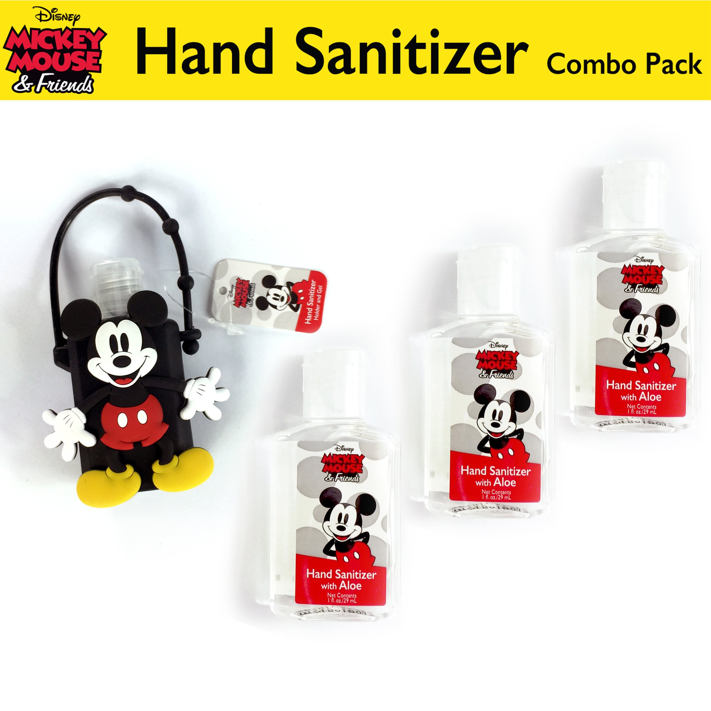 DISNEY Portable Hand Sanitizer with Holder (Minnie Mouse