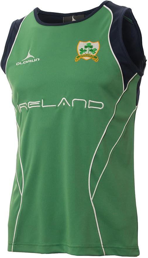 Ireland Rugby Supporters Vests S XXXXL Olorun Irish Rugby Green Vest (Large) Amazon.co.uk