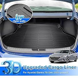 Cartist Floor Mats and Cargo Liner Fit for Elantra
