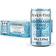 Fever-Tree Mediterranean Tonic Water - Premium Quality Mixer - Refreshing Beverage for Cocktails & Mocktails. Naturally Sourced Ingredients, No Artificial Sweeteners or Colors - 5.1 Fl Oz Cans - Pack of 24